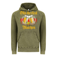 Vintage Olive Oktoberfest Munich Vintage Hoodie - baoMotion