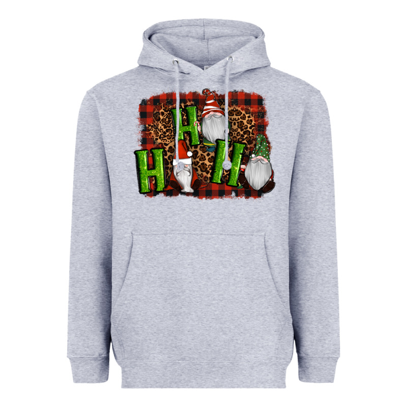 Ho Ho Ho Gnomes Christmas Heavyweight Hoodie by RanaPortraitStore | Teevron