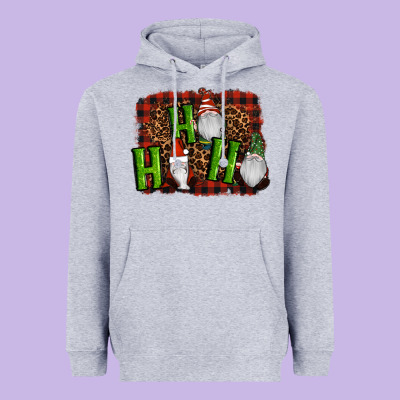 Ho Ho Ho Gnomes Christmas Heavyweight Hoodie Designed By Ranaportraitstore