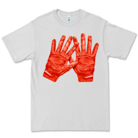 Dove Grey receiver gloves fa element 1 Premium Tee - FaDigitalArtStudio