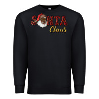 Black african american santa claus Premium Sweatshirt - RanaPortraitStore