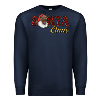 Navy african american santa claus Premium Sweatshirt - RanaPortraitStore