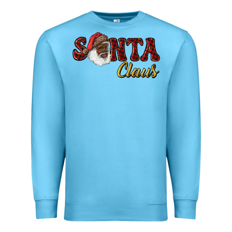 African American Santa Claus Premium Sweatshirt by RanaPortraitStore | Teevron