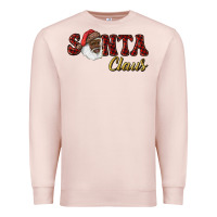 Pale Pink african american santa claus Premium Sweatshirt - RanaPortraitStore
