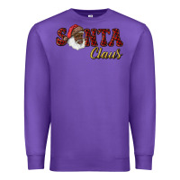 Purple african american santa claus Premium Sweatshirt - RanaPortraitStore