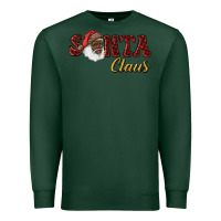Sports Green african american santa claus Premium Sweatshirt - RanaPortraitStore