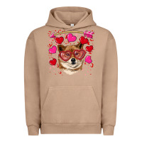 Pigment Burro valentine's shiba inu Urban Hoodie - RanaPortraitStore