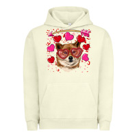 Pigment Pistachio valentine's shiba inu Urban Hoodie - RanaPortraitStore