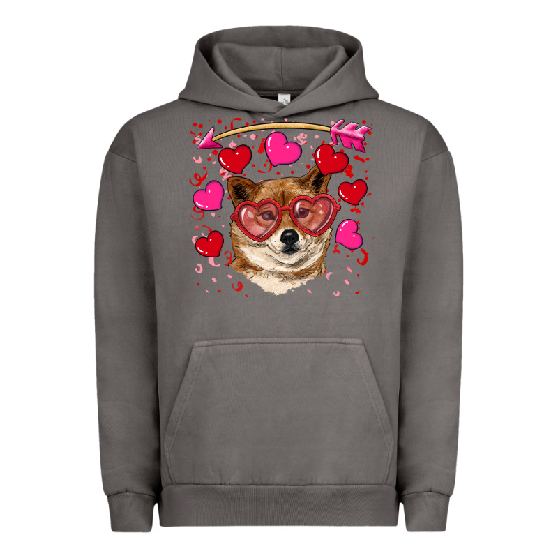 Valentine's Shiba Inu Urban Hoodie by RanaPortraitStore | Teevron