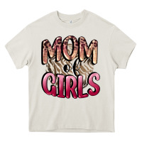 Cream Mom of Girls Mother's Day Heavy Core Tee - CowGirlArtShop