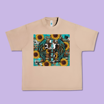 Western Faith Sunflower's Urban Heavy Tee Designed By Ranaportraitstore