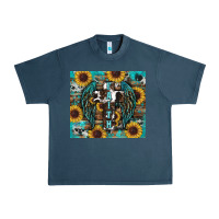Midnight Navy western faith sunflower's Urban Heavy Tee - RanaPortraitStore