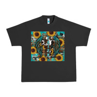 Pigment Black western faith sunflower's Urban Heavy Tee - RanaPortraitStore