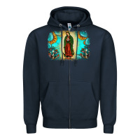 Gemstone Our Lady Of Guadalupe Zipper Hoodie | Teevron