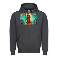 Smoke gemstone our lady of guadalupe Zipper Hoodie - JahusDesignShop