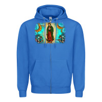True Royal gemstone our lady of guadalupe Zipper Hoodie - JahusDesignShop