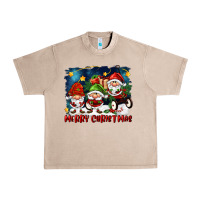 French Oak merry christmas gnomies wagon Urban Heavy Tee - FaDigitalArtStudio