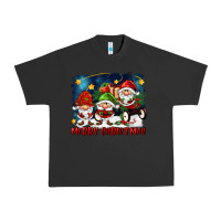 Pigment Black merry christmas gnomies wagon Urban Heavy Tee - FaDigitalArtStudio