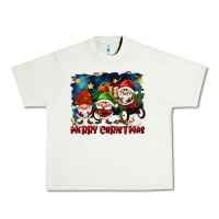 Pistachio merry christmas gnomies wagon Urban Heavy Tee - FaDigitalArtStudio
