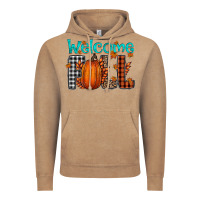 Vintage Coffee Welcome Fall Vintage Hoodie - CowhideDigitalArt