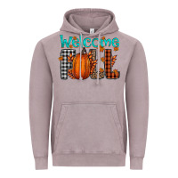 Vintage Zinc Welcome Fall Vintage Hoodie - CowhideDigitalArt
