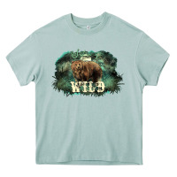 Arona Stay wild night Grizzly Bear Heavy Core Tee - HowdyJamesFarm