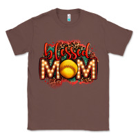 Chestnut blessed softball mom lightbulb letters Classic Tee - OliviaCreatesArt