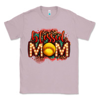 Lilac blessed softball mom lightbulb letters Classic Tee - OliviaCreatesArt
