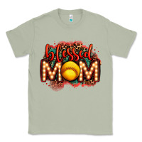 Matcha blessed softball mom lightbulb letters Classic Tee - OliviaCreatesArt