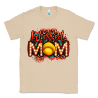 Mushroom blessed softball mom lightbulb letters Classic Tee - OliviaCreatesArt