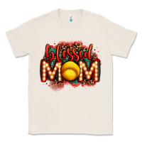 Natural blessed softball mom lightbulb letters Classic Tee - OliviaCreatesArt