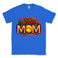True Royal blessed softball mom lightbulb letters Classic Tee - OliviaCreatesArt