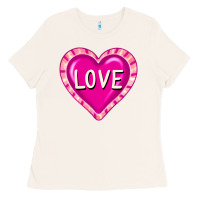Bone valentine's day hearts Ladies Tee - FaDigitalArtStudio