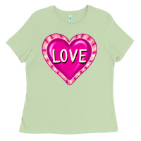 Matcha valentine's day hearts Ladies Tee - FaDigitalArtStudio