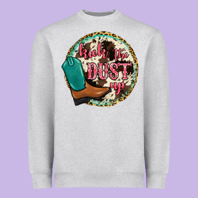 Kick The Dust Up Heavyweight Sweatshirt Designed By Jahusdesignshop