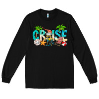 Black Cruise Life Long Sleeve Tee - CowhideDigitalArt