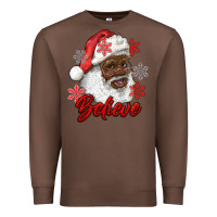 Chestnut african american santa believe Premium Sweatshirt - RanaPortraitStore