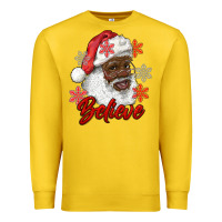 Lemon african american santa believe Premium Sweatshirt - RanaPortraitStore