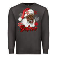 Smoke african american santa believe Premium Sweatshirt - RanaPortraitStore