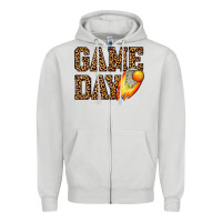 Dove Grey game day lacrosse Zipper Hoodie - JahusDesignShop