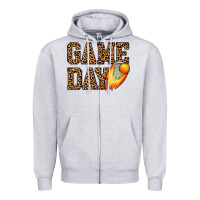 Heather Grey game day lacrosse Zipper Hoodie - JahusDesignShop
