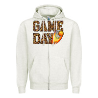 Oatmeal Heather game day lacrosse Zipper Hoodie - JahusDesignShop