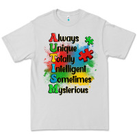 Dove Grey always unique autism Premium Tee - OliviaCreatesArt
