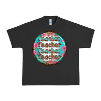 Pigment Black teacher vibe earrings Urban Heavy Tee - BundleAndBundleShop