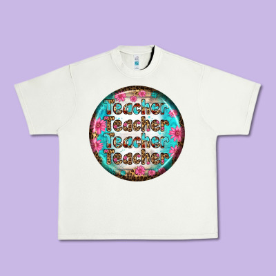 Teacher Vibe Earrings Urban Heavy Tee Designed By Bundleandbundleshop