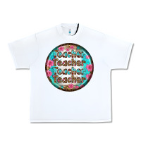 White teacher vibe earrings Urban Heavy Tee - BundleAndBundleShop
