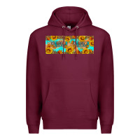 Burgundy Welcome Fall Premium Hoodie - Artiststas