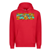 Red Welcome Fall Premium Hoodie - Artiststas