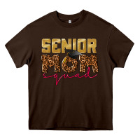 Chocolate Brown Senior mom squad Heavy Core Tee - CowGirlArtShop