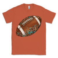 Copper western football leopard turquoise pattern Classic Tee - Artiststas
